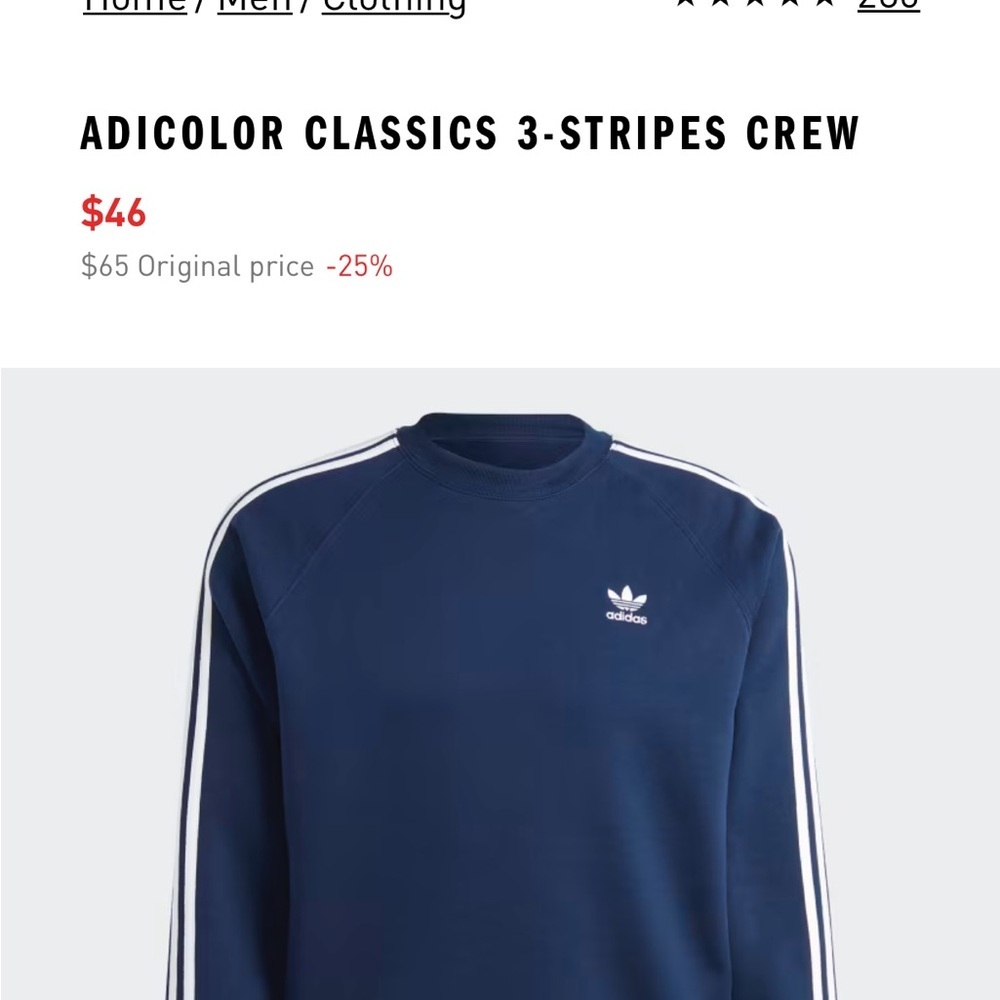 Adidas Primegreen Sweatshirt Size Small Men’s Navy Blue – 3-Stripes Crew Neck